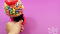 Learn Colours with Gumball Candy Machine! Dubble Bubble Gum Party! Lesson 2