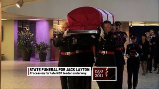 Jack Layton's State Funeral - Part 1