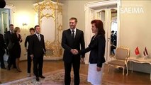 Solvita Āboltiņa tiekas ar Melnkalnes ministru prezidentu