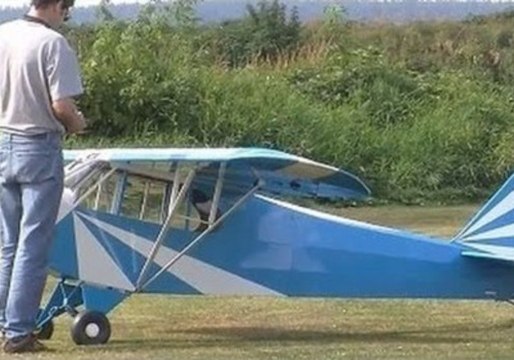 Giant RC Plane Takes to the Skies With Ease