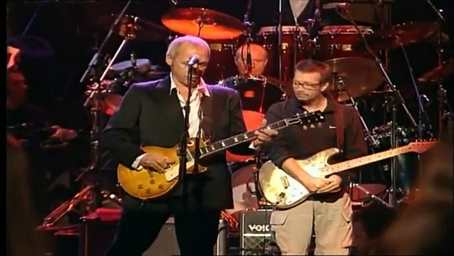 Mark Knopfler, Eric Clapton, Sting & Phil Collins- Money for Nothing (Live Montserrat)