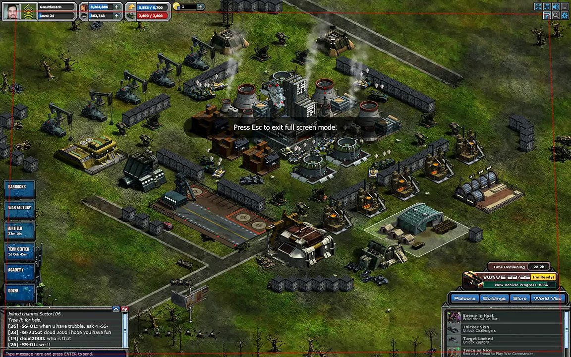 War Commander Level 23 Wave.avi