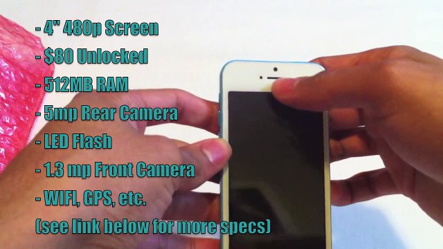 FAKE CLONE iPhone 5C Unboxing - Replica - Knock Off