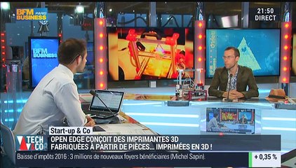 Start-up & Co: Open Edge, précurseur de la fabrication d’imprimantes 3D - 10/09