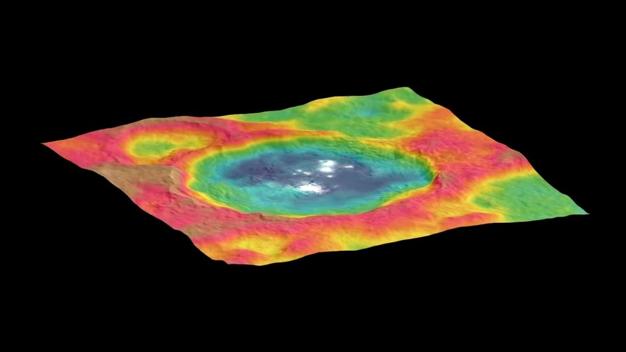 Ceres' bizarre bright spots seen up close