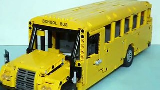 Lego motorized School Bus