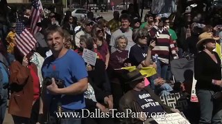 Alfonzo (ZoNation) Rachel - The Dallas Tea Party Rally - February 27, 2010 Part 7B