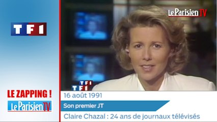 Zapping. Claire Chazal, 24 ans de journaux télévisés