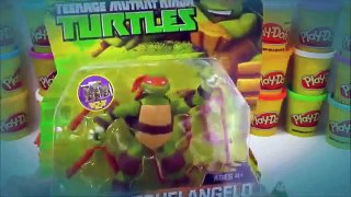 Giant TMNT Surprise Egg Play Doh Teenage Mutant Ninja Turtle Huge Leonardo Huevo Sorpresa