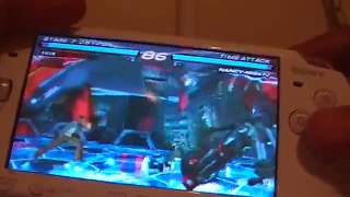 tekken 6 psp gameplay 7 (faster loading umd times)