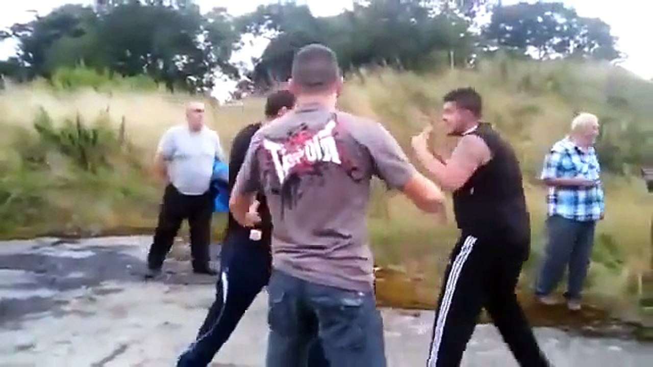 Heavyweight Bareknuckle fight! Traveller vs Traveller 2014 NEW
