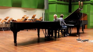 Bengt Hallberg och Jan Lundgren spelar dubbelpiano till en ny cd
