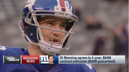 Eli Manning agrees to $84M extension
