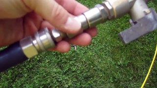 Pressure washing hose end and gun advice