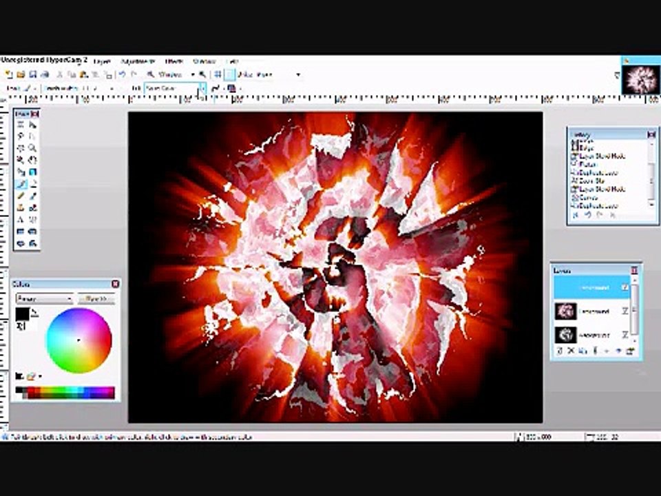 How to create an exploding planet on Paint.NET