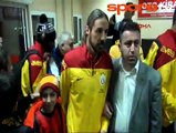 Tokat'ta Galatasaray'a coşkulu karşılama!