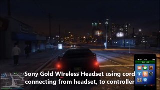 Sony Gold Wireless Headset (SUCKS) vs Tritton Kama headset (Recording audio)