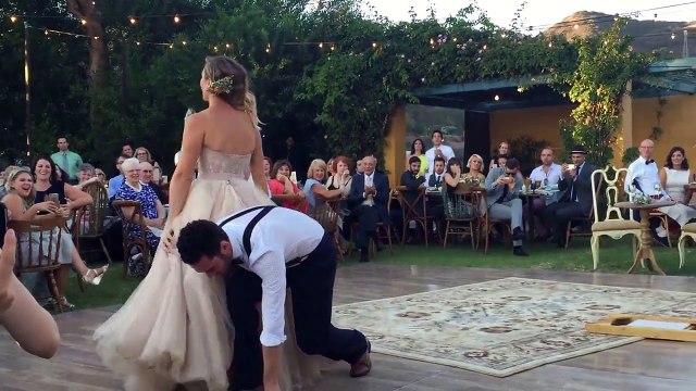 Une illusion pour la danse d'ouverture d'un mariage