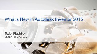 What's New in Autodesk Inventor 2015