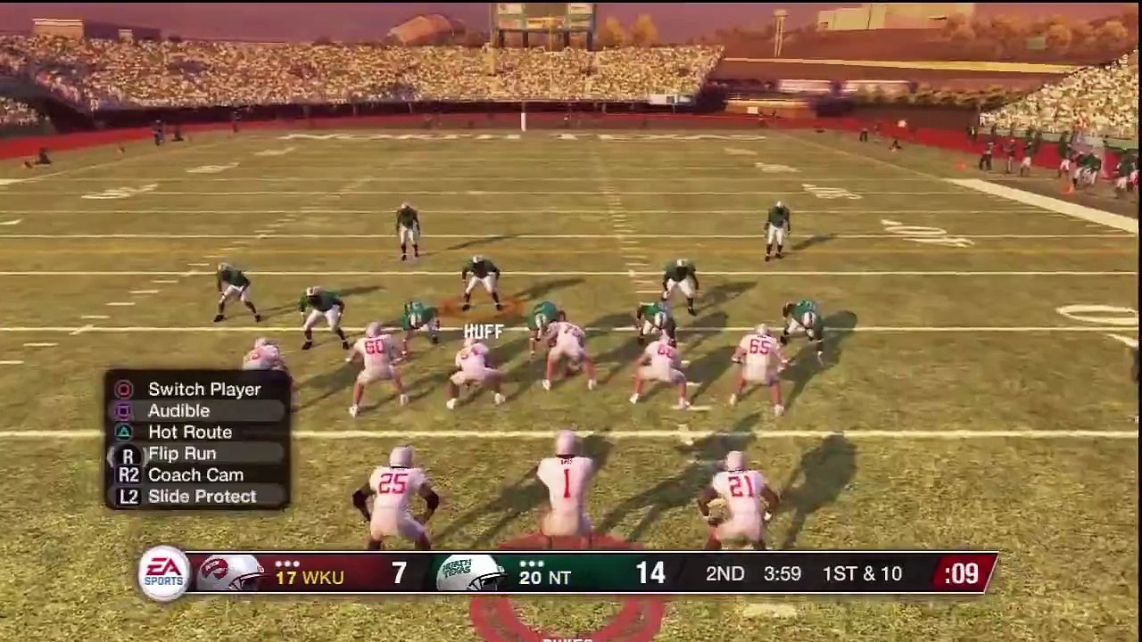 NCAA Football 09 Western Kentucky vs North Texas
