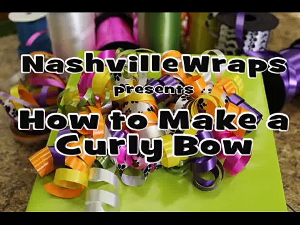 How to Make a Curly Bow