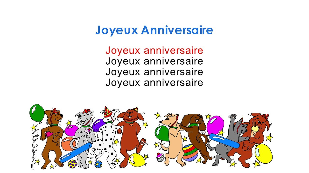 Page 13 Joyeux Anniversaire (Skoldo French Song)