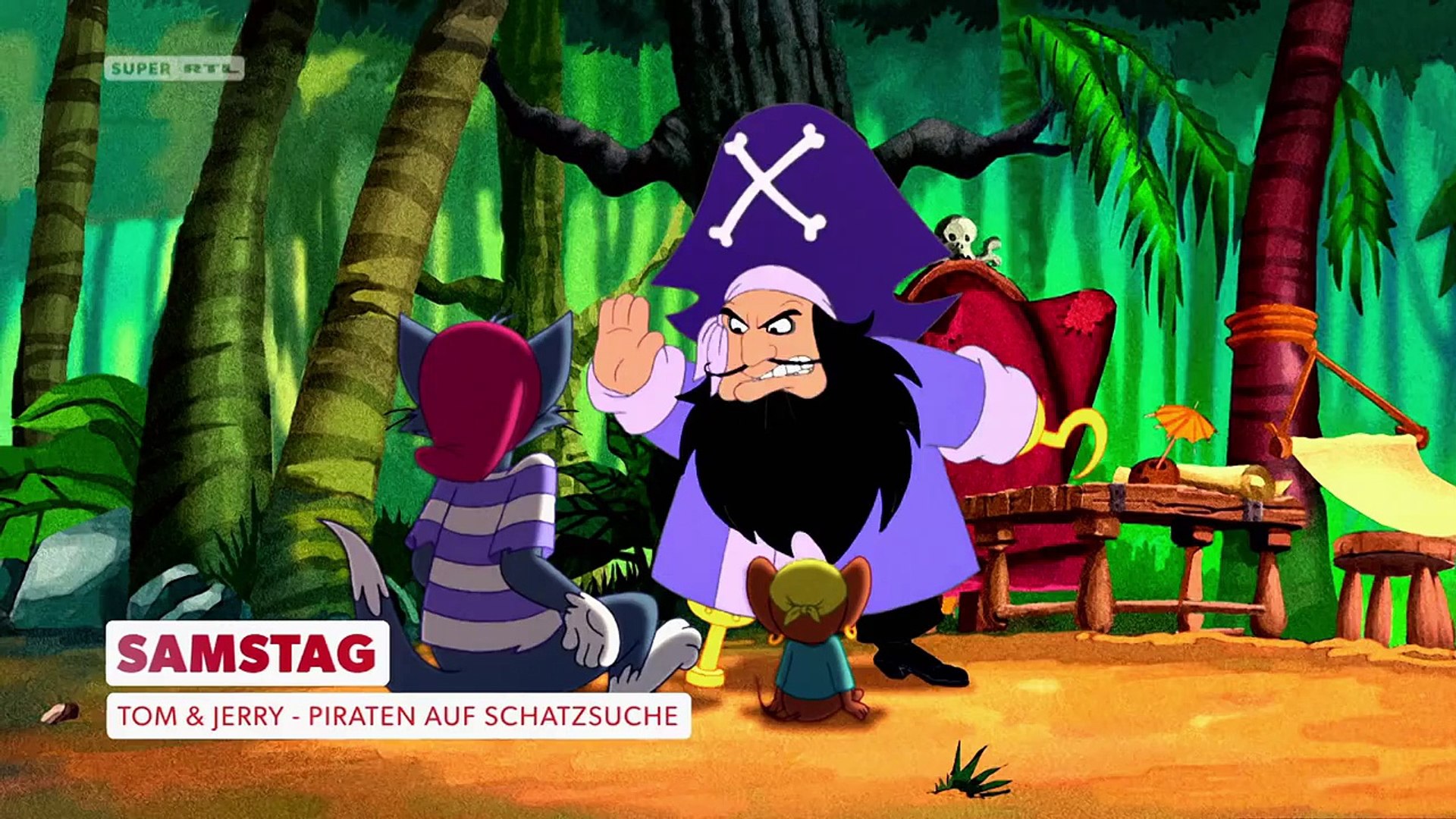 Tom & Jerry - Piraten auf Schatzsuche und Der Zauberring am 8.8. bei SUPER  RTL - video Dailymotion