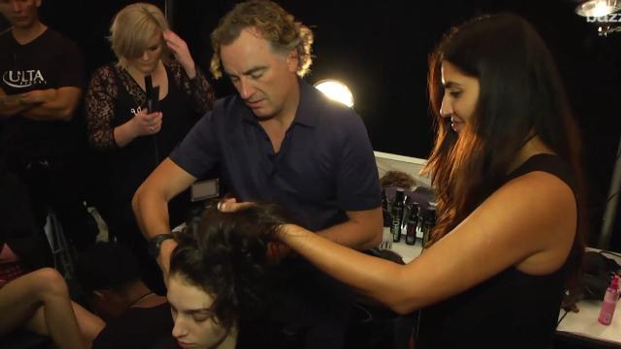 A behind-the-scenes look at New York Fashion Week hairstyles
