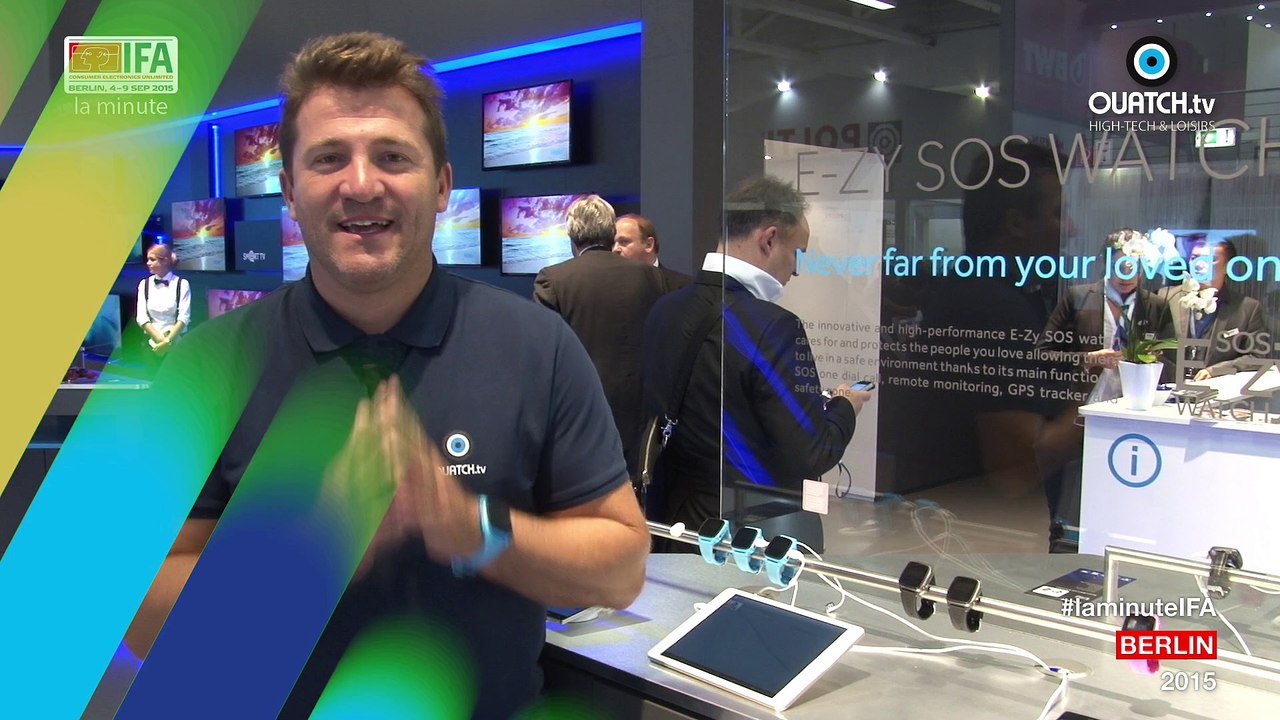 la minute IFA S03E24 : Haier E-ZY Watch, la montre téléphone + tracker GPS pour enfants