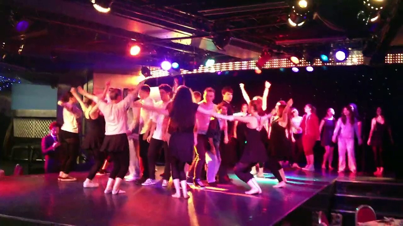 Musical Theatre Students Rehearsing for Student of The Year Ceremony