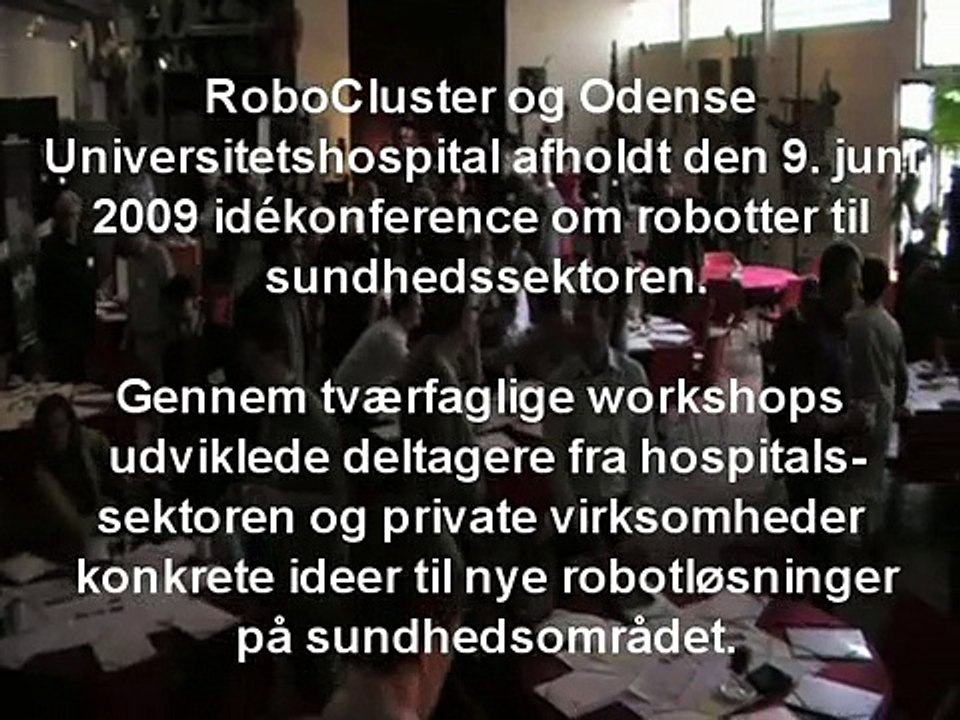 Idékonference: robotter til sundhedssektoren