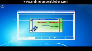 Mobile Number Database Software Demo