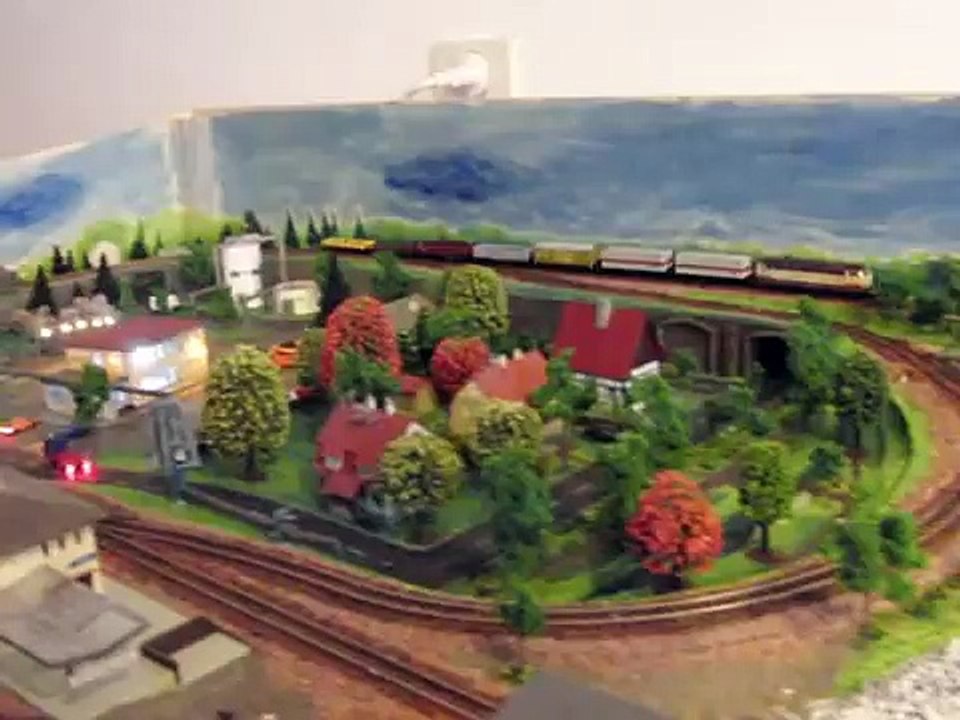 Marklin Z-spoor Mini-club opname van modelspoorbaan