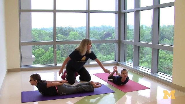 Yoga for kids (Camp Little Victors 2013)