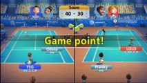 Racquet Sports (Wii) Doubles Tennis Multiplayer