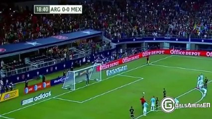 Argentina vs Mexico 2-2 All Goals and highlights 2015 HD