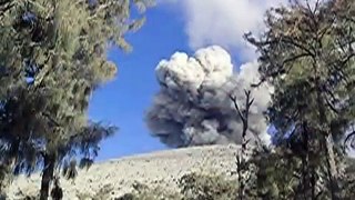 Semeru volcano eruptions