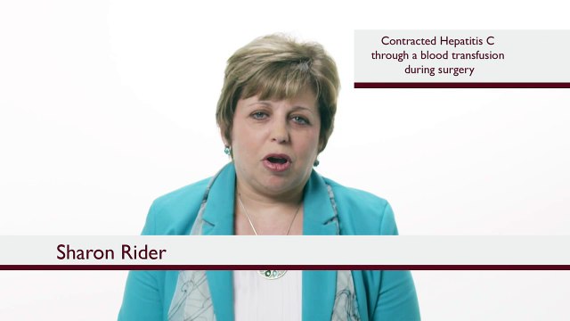 Sharon contracted Hepatitis C through a blood transfusion during surgery.