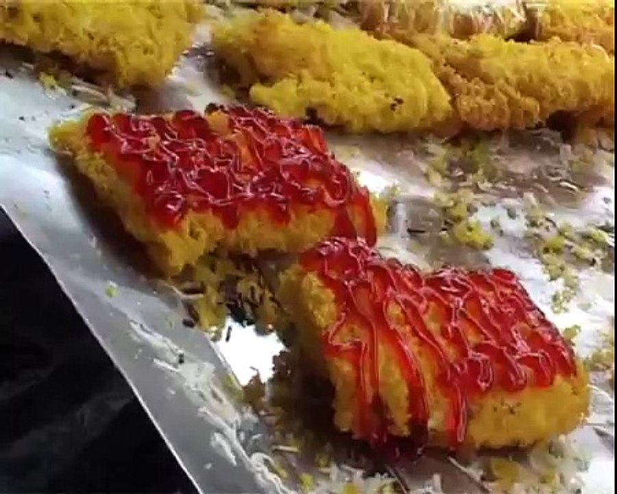 pisang bakar , pisang kremes