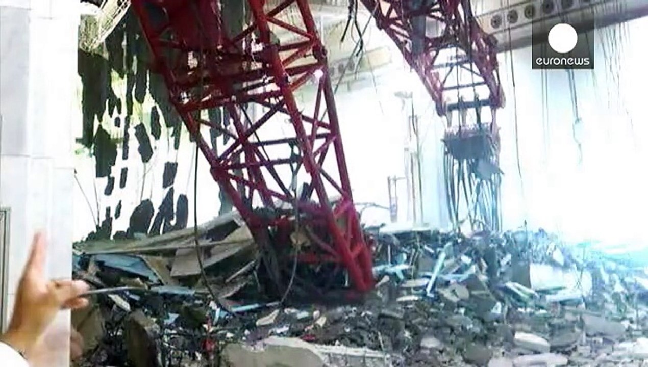 Kran in mekka umgestürzt: Über 60 tote