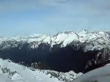 Flying to Ross Lake, North Cascades, Washington Winter 2009