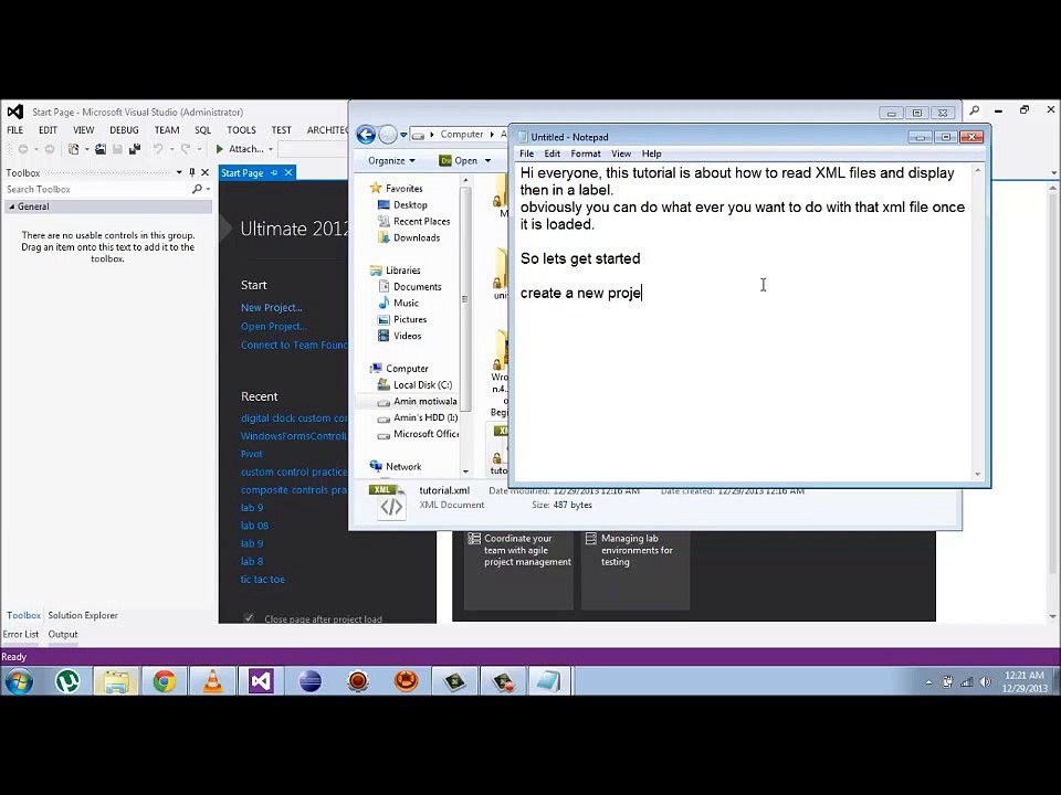 Reading XML Documents and Loading them in C# | Tutorial 2