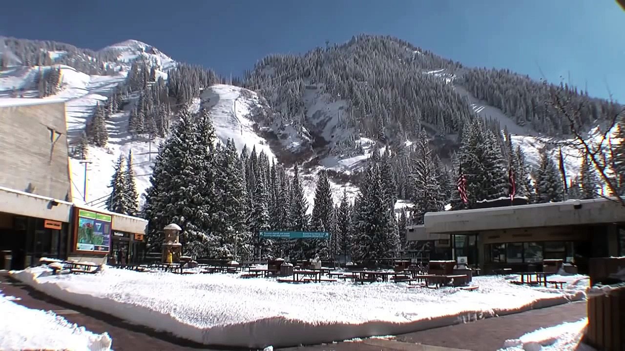 Snowbird, Utah, October 27, 2010 - Powder Skiing