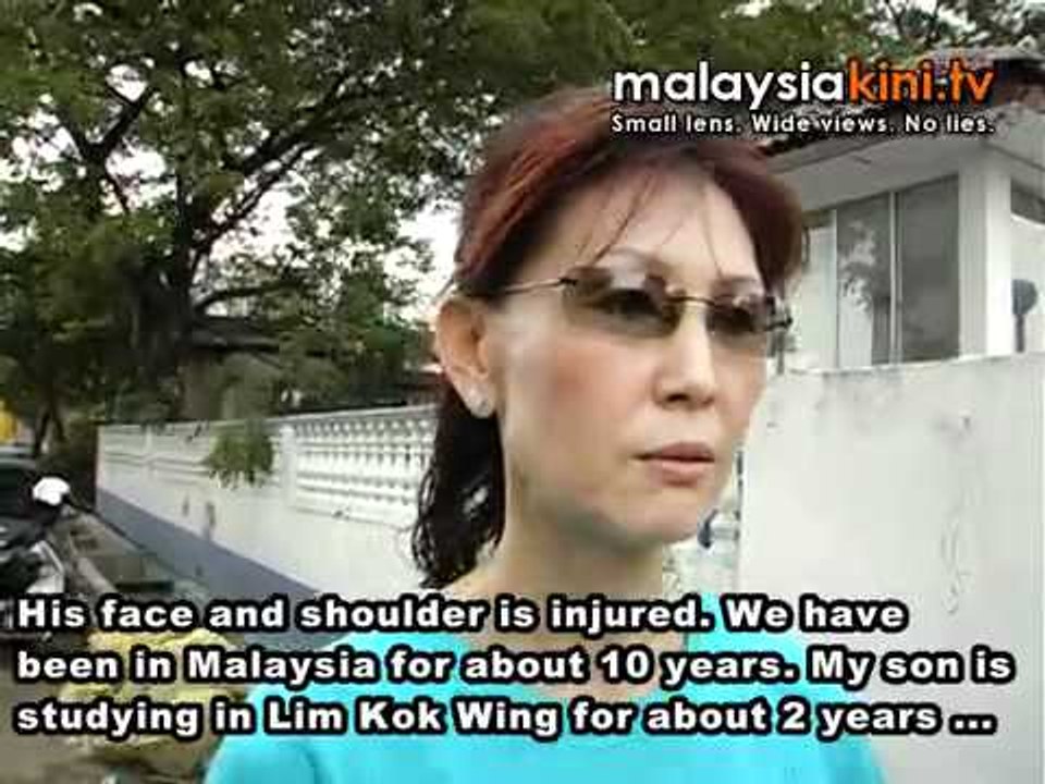 Police beat us at station say detained China students