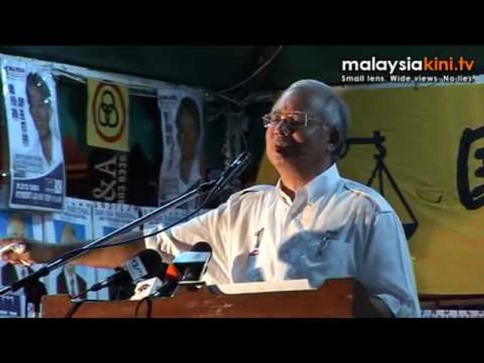 Najib takes a jab at Anwar and DAP