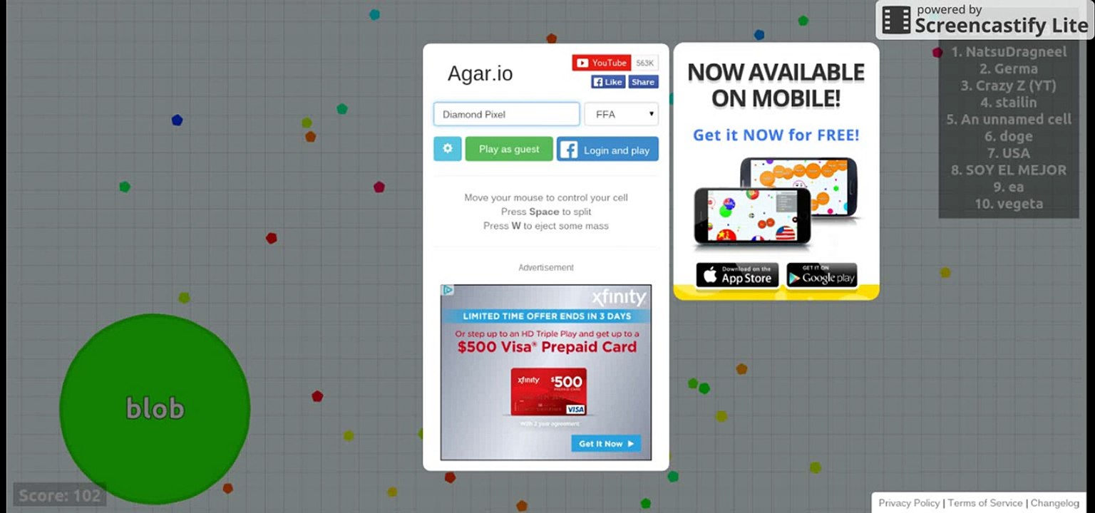 Agario #8 Epic music!!!