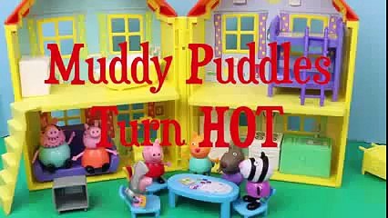 Peppa Pig Mickey Mouse Clubhouse with Duplo Lego Spiderman Superheroes and Muddy Puddles R