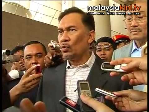 Anwar on Saiful's police report
