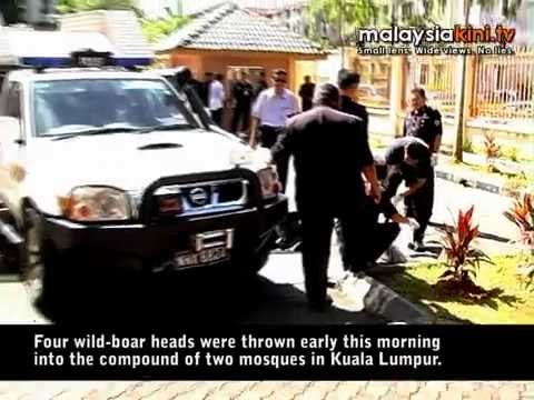 Wild-boar heads found at two PJ mosques