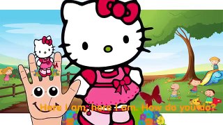 Hello Kitty Finger Family Nursery Rhymes 3D Animation Hello Kitty Songs for Kids
